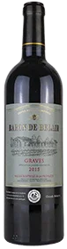 Flasche Baron de Belair 2015 Rotwein aus Graves bei Leons Weinhaus, französischer Spitzenwein