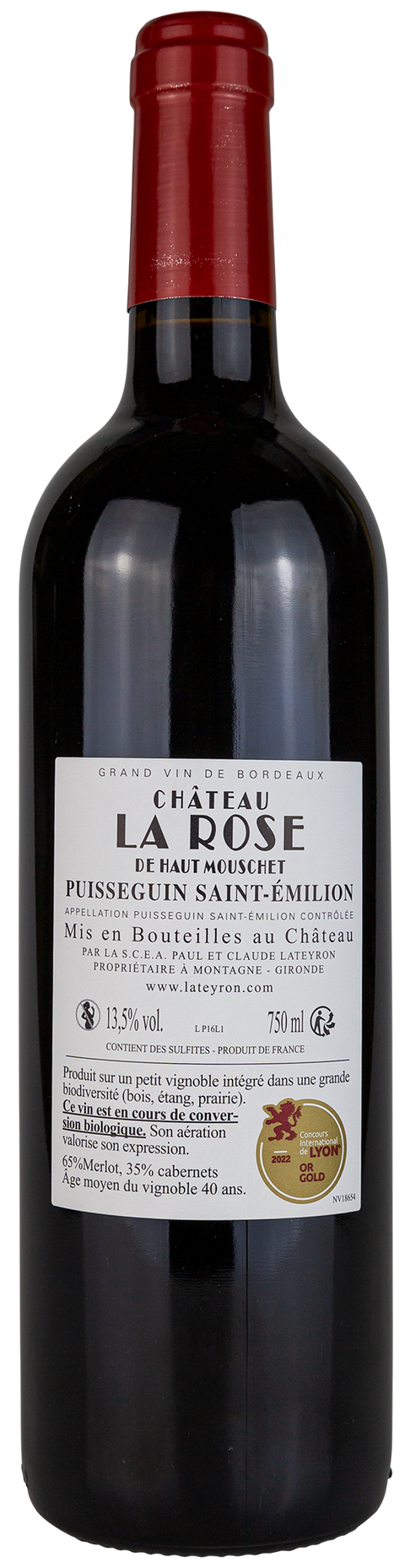 Château La Rose de Haut Mouschet 2016