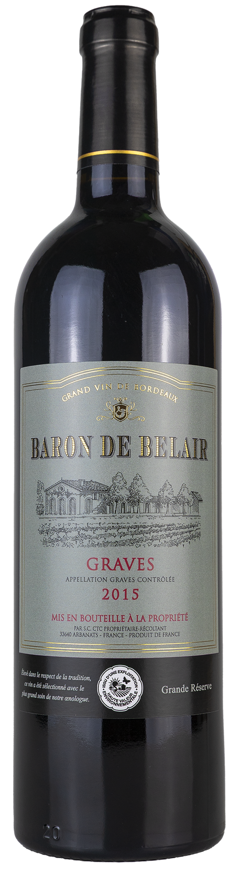 Baron de Belair 'Grande Reserve' 2015