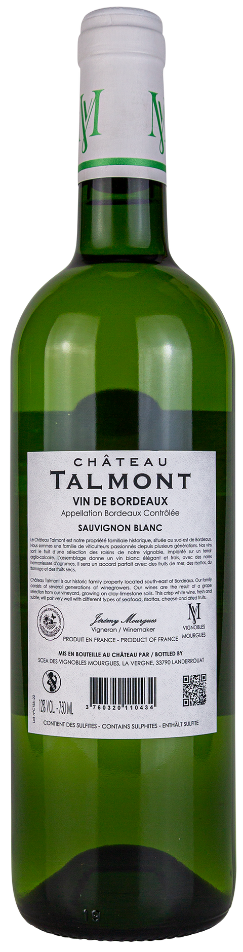 Château Talmont 2022 - blanc
