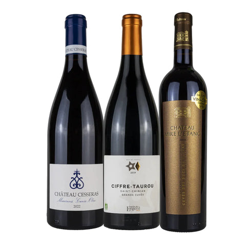 3er Gourmetpaket Languedoc Rotwein, französische Weine von Leons Weinhaus