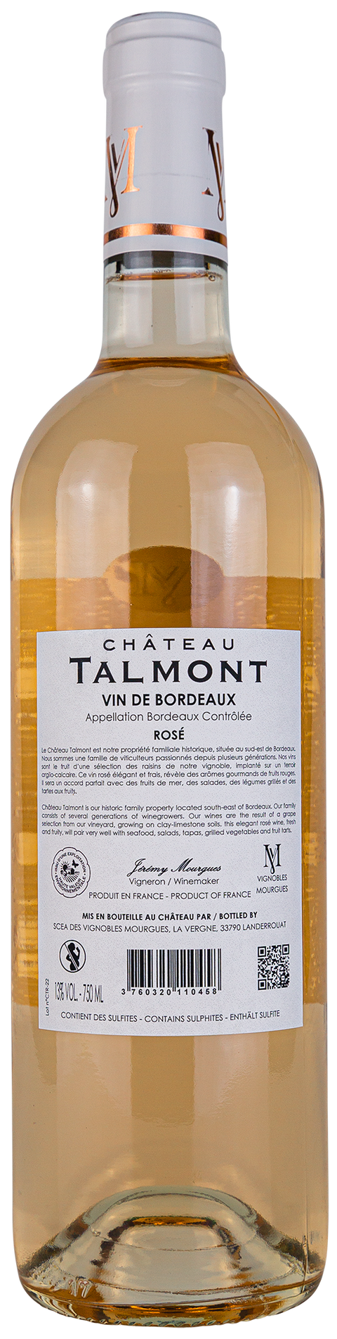 Château Talmont 2022 - rosé
