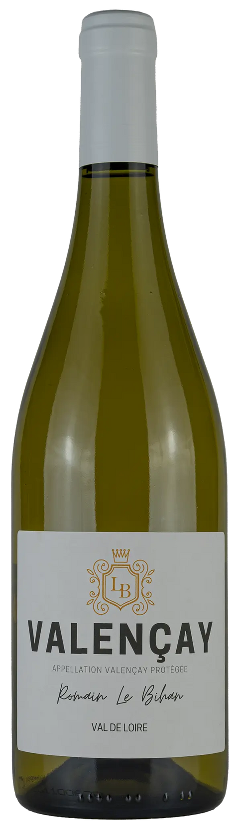 Vorderseite einer Weinflasche Domaine Le Bihan 2023, aus Valencay von der Loire, ein trockener Weisswein von Leons Weinhaus