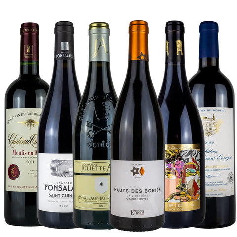 Sechs aussergewöhnliche Rotweine in unserem Jubiläumspaket von Leons Weinhaus. 